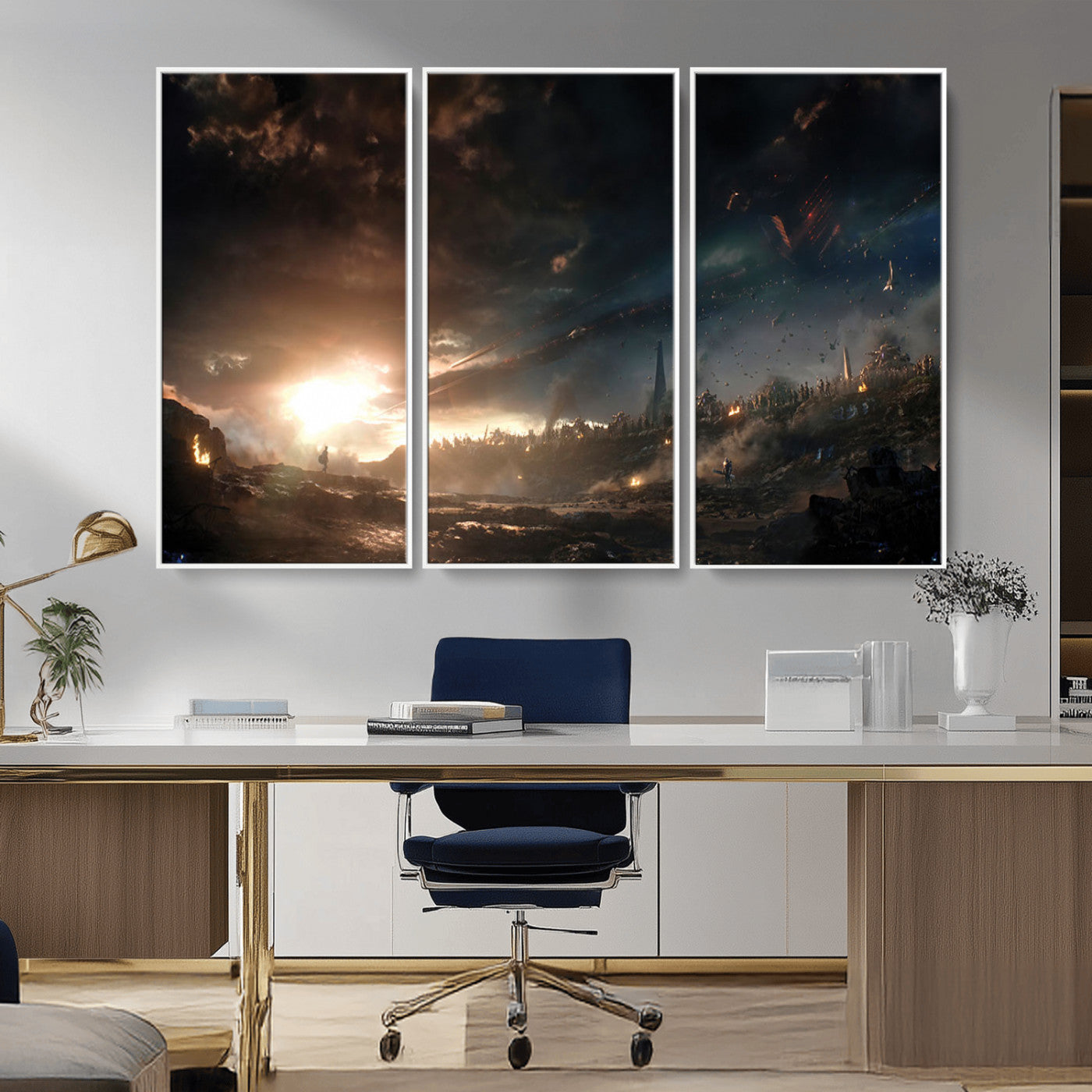 MGV-FC-48X32-3P - Avengers Planet Wall Art Canvas Print