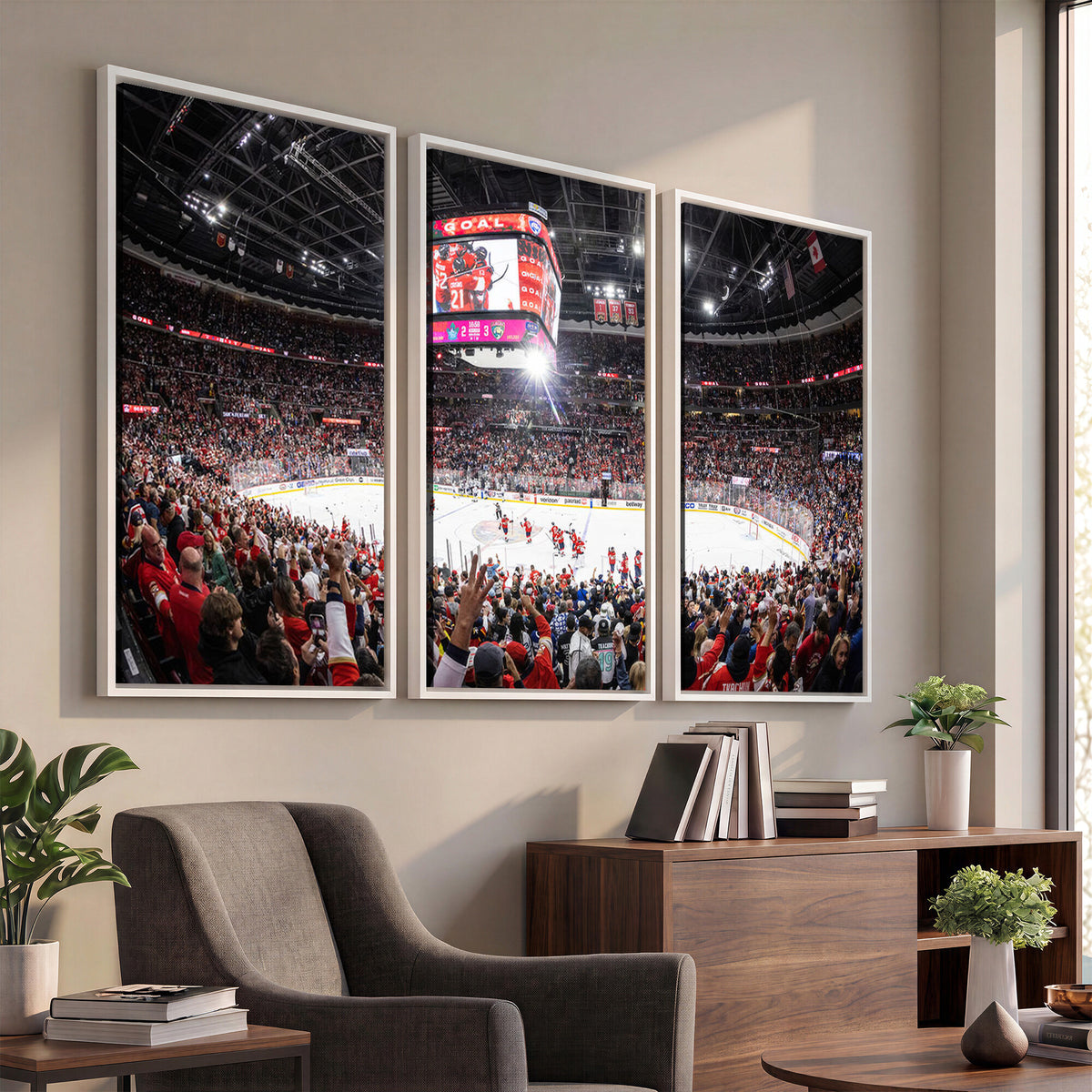15750-MGV-CV-36X24 - Amerant Bank Arena Wall Art Canvas Print, Hockey Arena