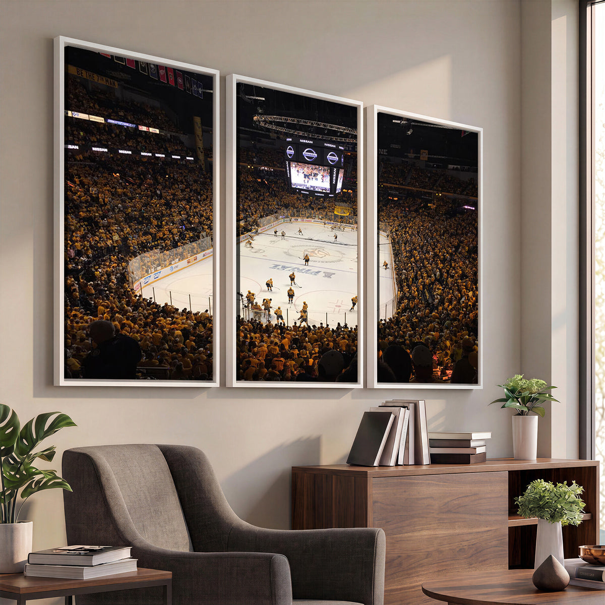 99407-MGV-CV-36X24 - Bridgestone Arena - Nashville Predators Hockey Team Print - Nashville Wall Art Canvas Print