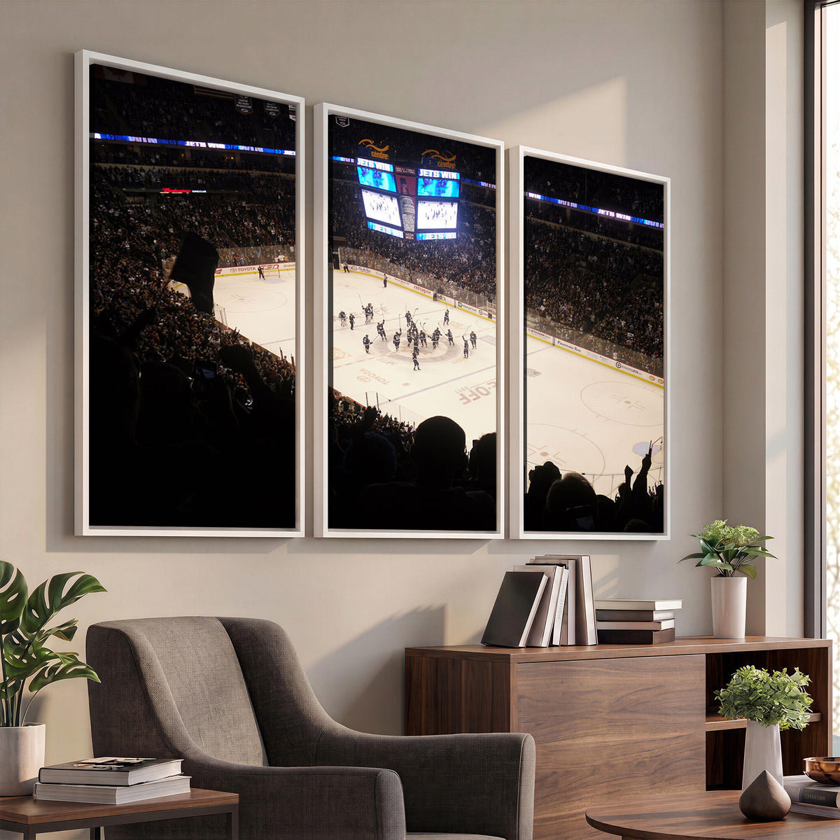 22497-MGV-CV-36X24 - Canada Life Centre Wall Art | Winnipeg Jets Hockey Team Print Canvas | Ready to Hang | Winnipeg Wall