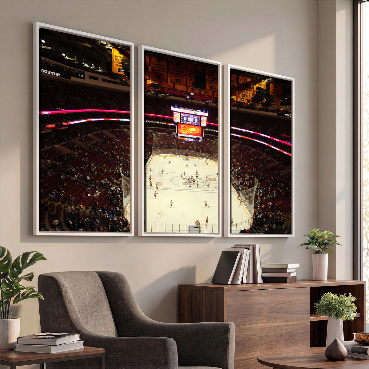 98213-MGV-CV-36X24 - Wachovia Center Prior to Flyers Game Ice Hockey Stadium