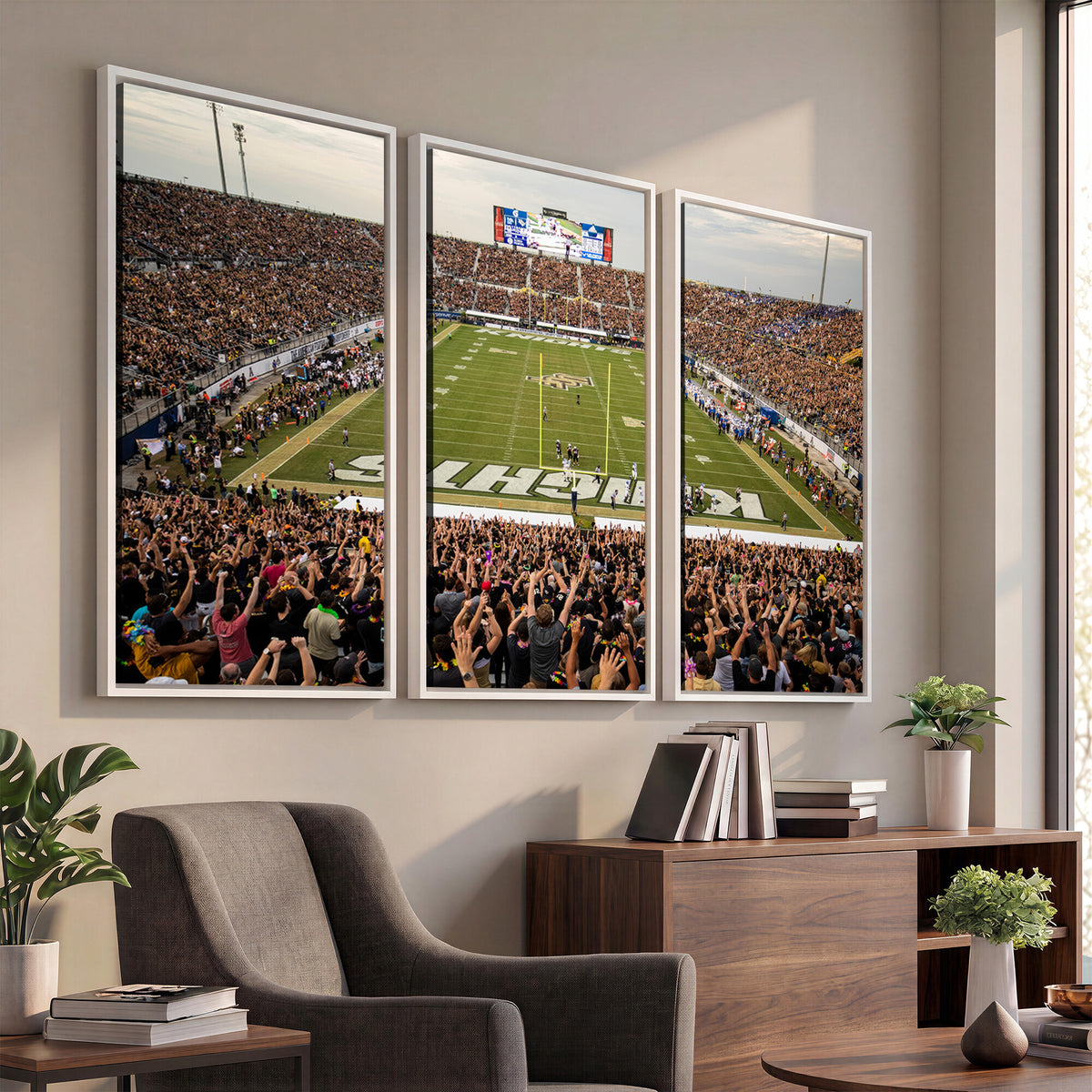 38659-MGV-CV-36X24 - UCF Knights Football Team Print - Orlando FBC Mortgage Stadium Canvas Print