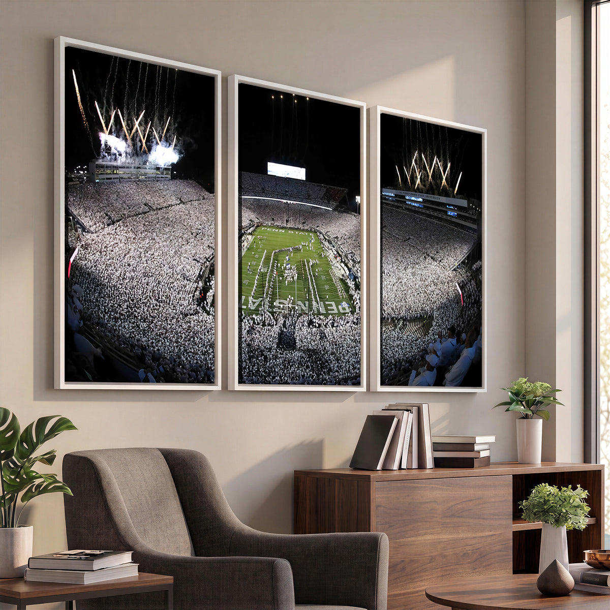 84537-MGV-CV-36X24 - Penn State Beaver Stadium Canvas Wall Art - Nittany Lions Football Print
