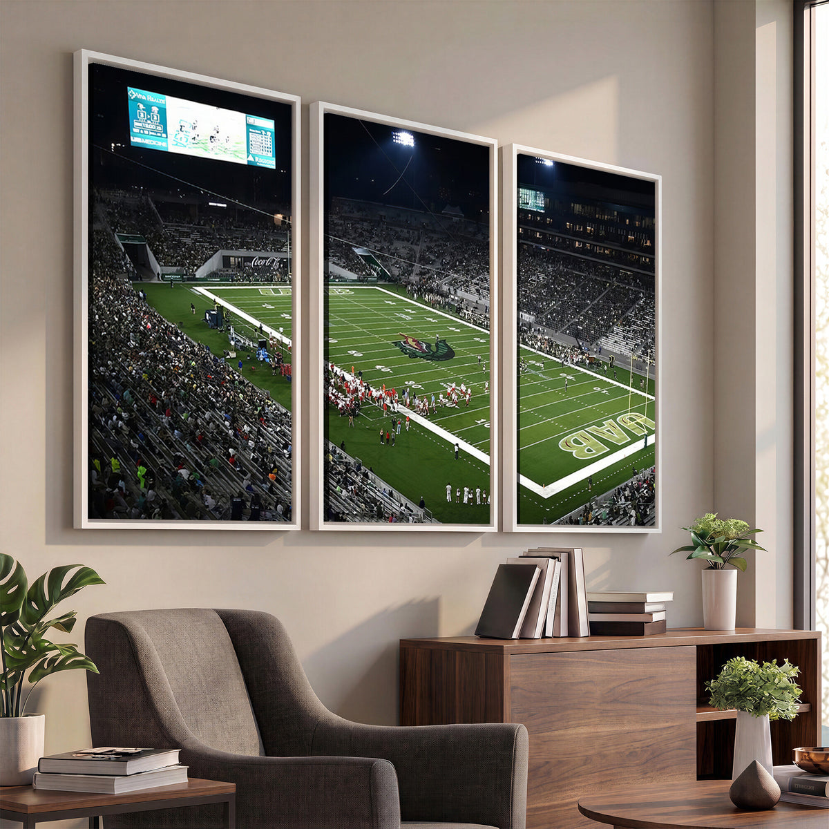 81740-MGV-CV-36X24 - UAB Blazers Football Team Print - Birmingham Protective Stadium Wall Art Canvas Print