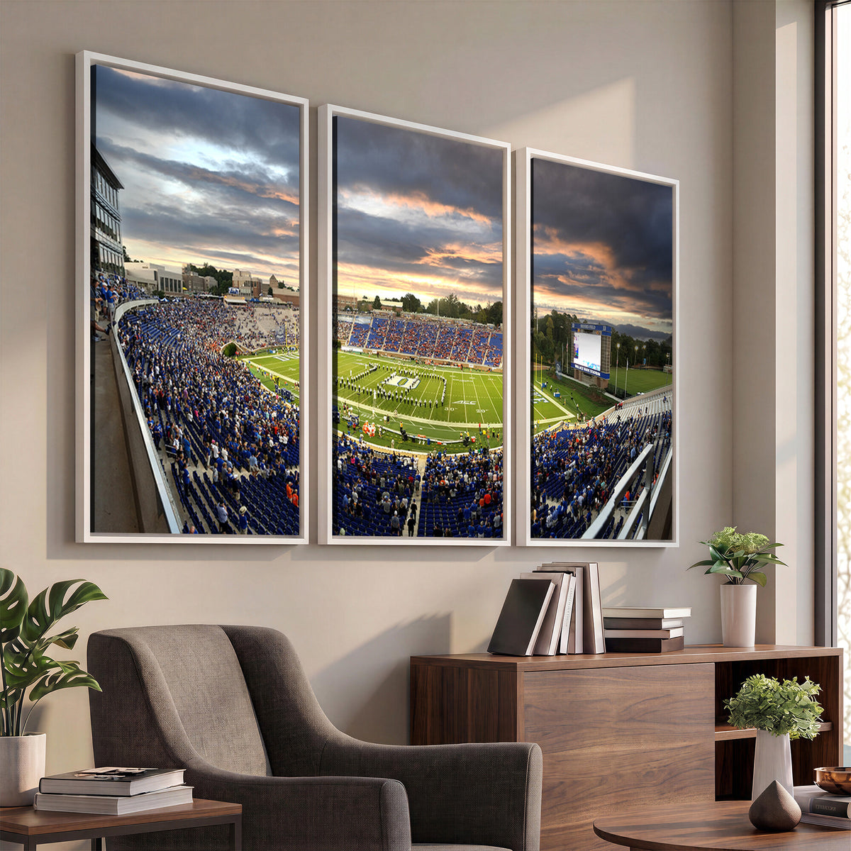60433-MGV-CV-36X24 - Duke University Blue Devils Football Team Print, Durham