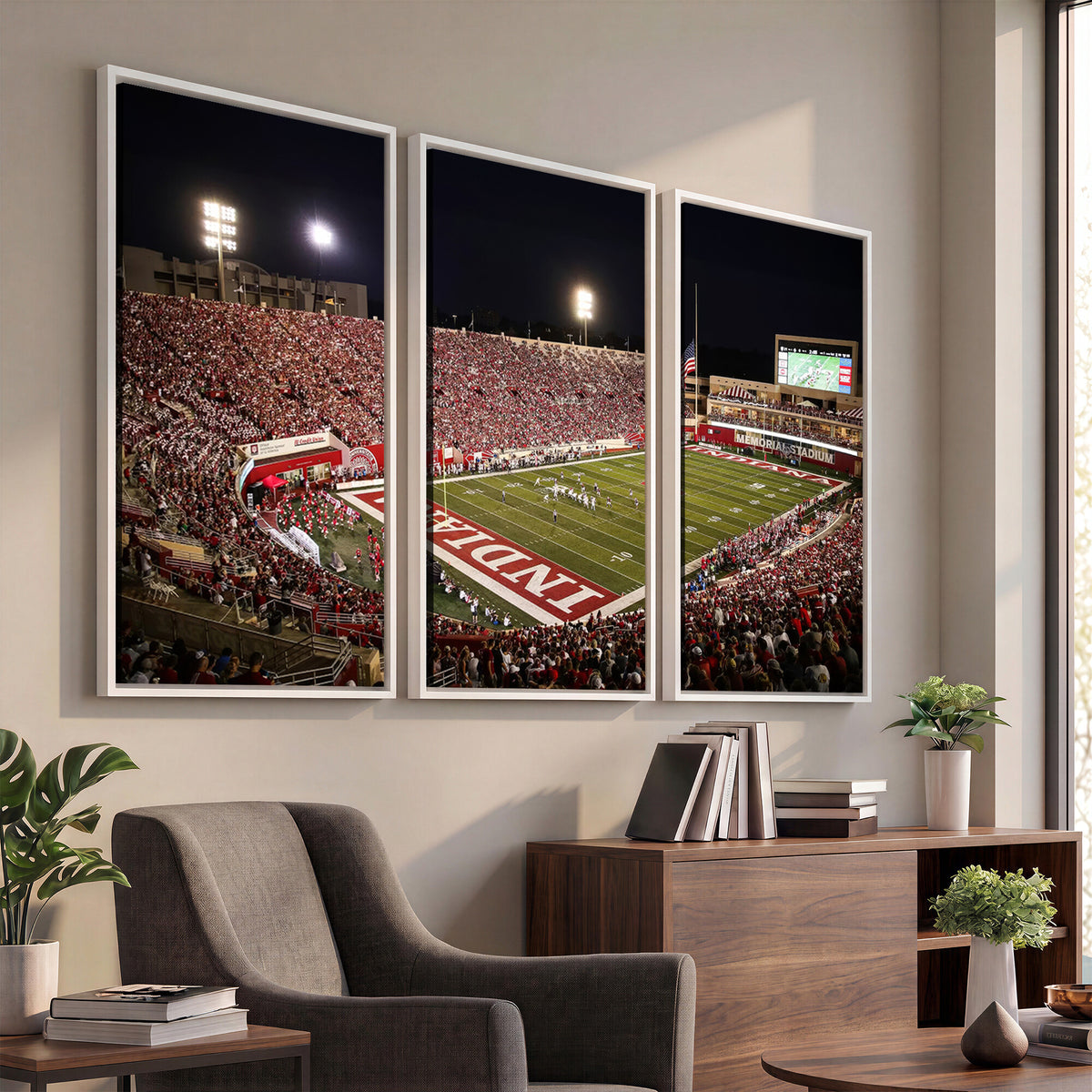82748-MGV-CV-36X24 - Indiana University Hoosiers Football Team Print Canvas
