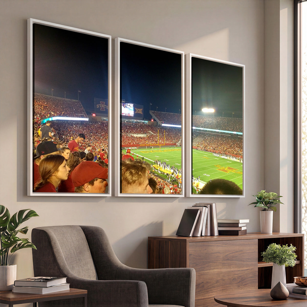 94319-MGV-CV-36X24 - Iowa State University Cyclones Art Print, Jack Trice Stadium Ames