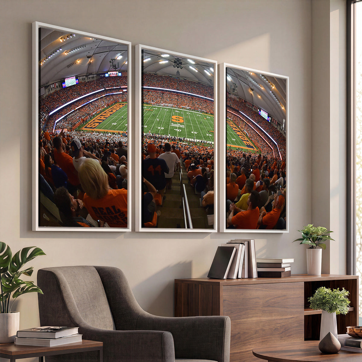 43291-MGV-CV-36X24 - Syracuse University Orange Football Canvas Print, Football Team Print - Syracuse JMA Wireless Dome