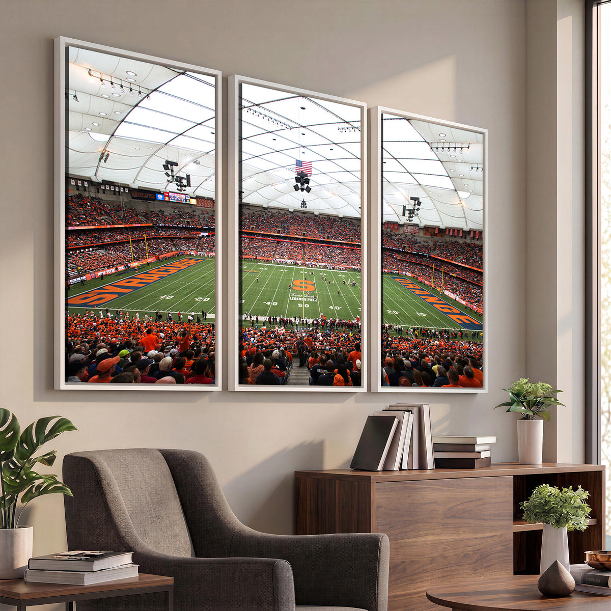 78104-MGV-CV-36X24 - Syracuse University Orange Football Team Print, Syracuse