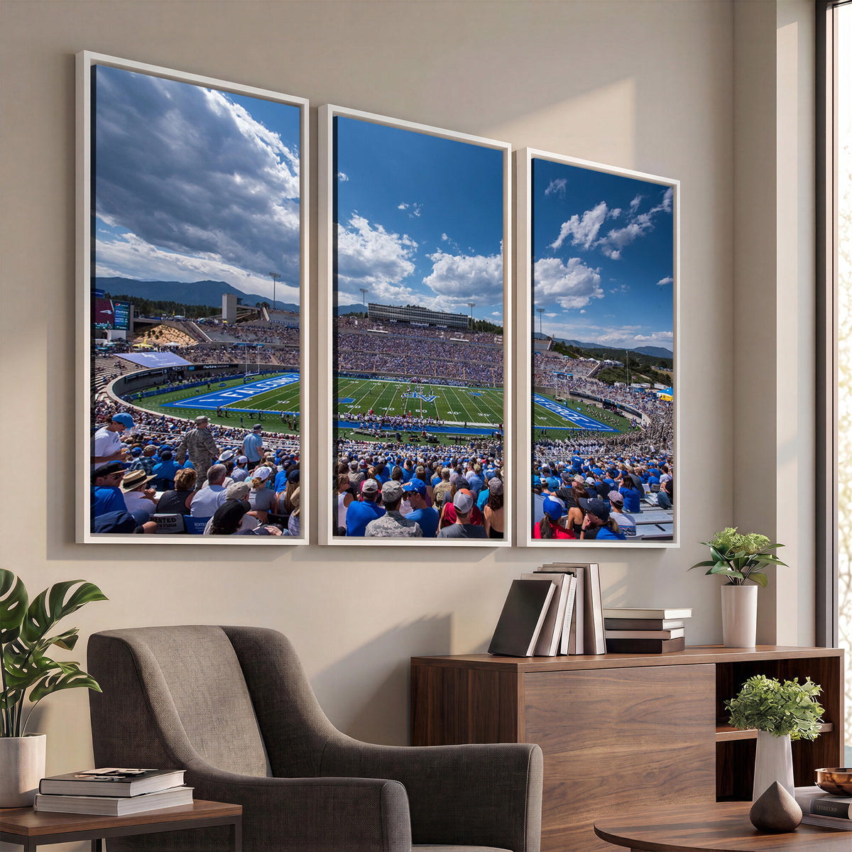 59281-MGV-CV-36X24 - Air Force Falcons Football Team Print, Colorado Springs