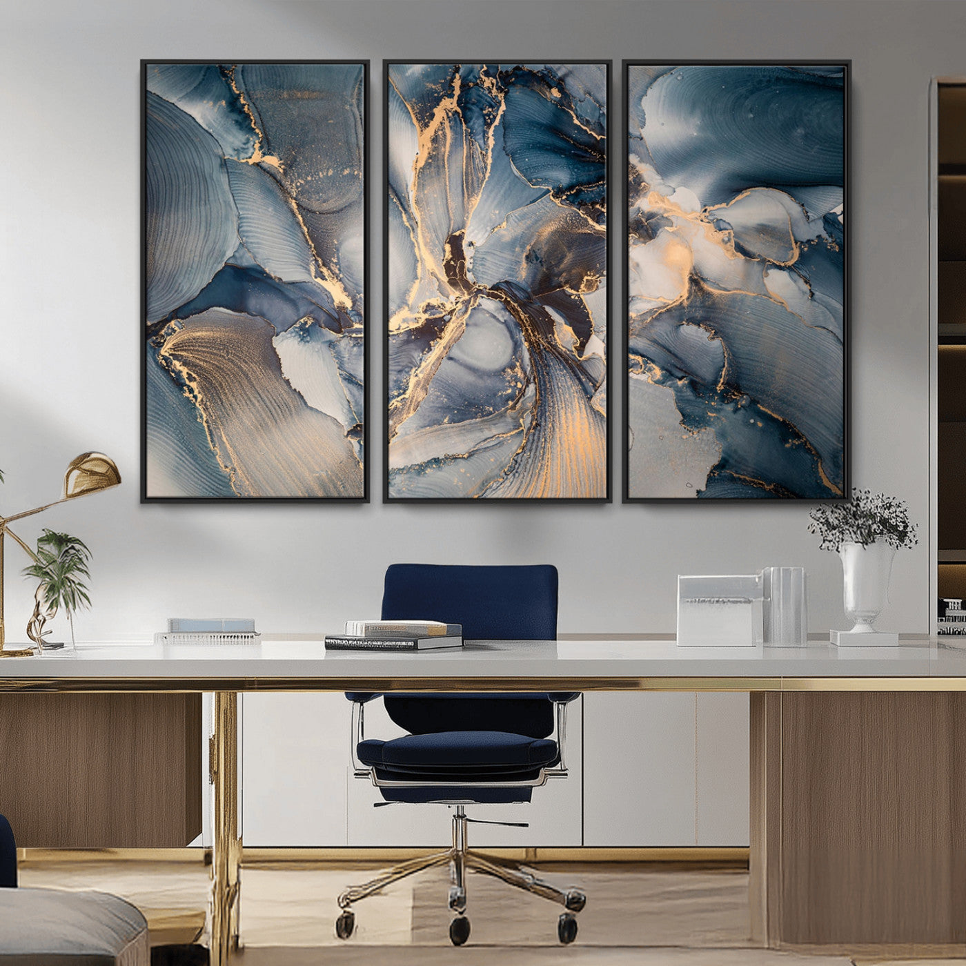 MGV-FC-48X32-3P - Abstract Wall Art Canvas Print for Modern Home Decor