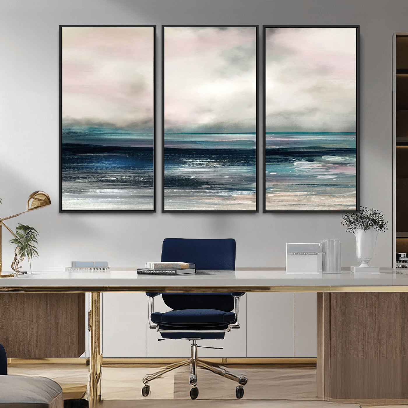 MGV-FC-48X32-3P - Contemporary Abstract Wall Art Canvas Print
