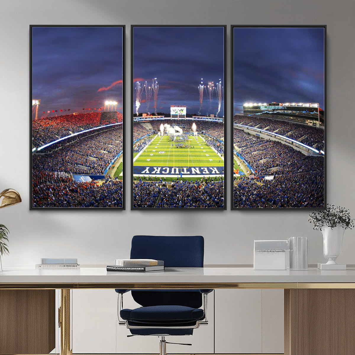 26008-MGV-CV-36X24 - Kroger Field Canvas Wall Art, Kentucky Stadium Wall Art