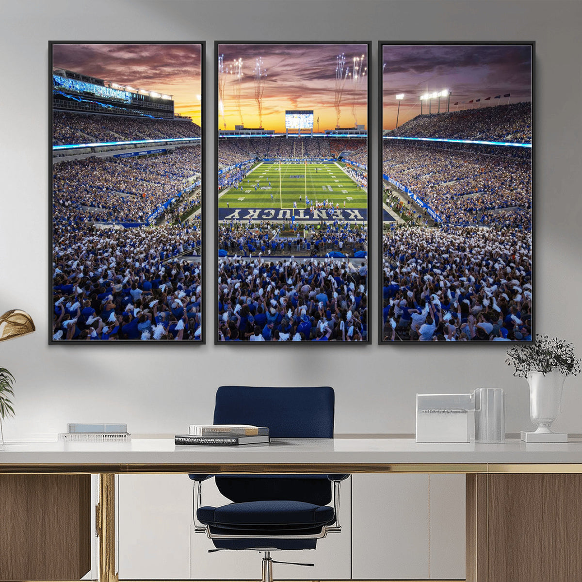 78524-MGV-CV-36X24 - Kroger Field Wall Art Print, Kentucky Stadium Wall Art