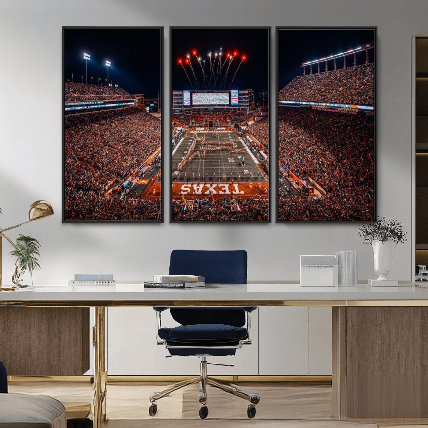 MGV-FC-48X32-3P - Texas Memorial Stadium Wall Art Canvas Print