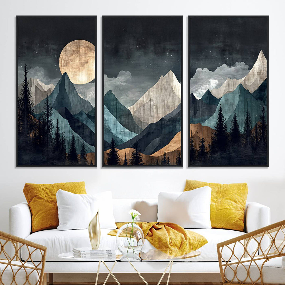Framed Wall Art Canvas Print