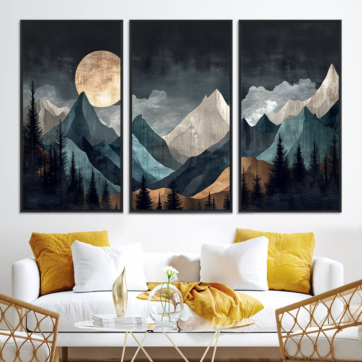 Framed Wall Art Canvas Print