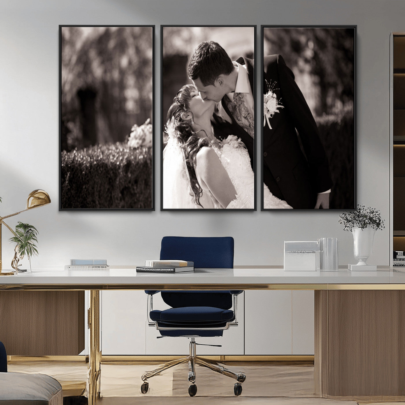 MGV-FC-48X32-3P - Create Your Own Photo Canvas Print - Personalized Wall Art for Home Decor Wall Art Print, Create