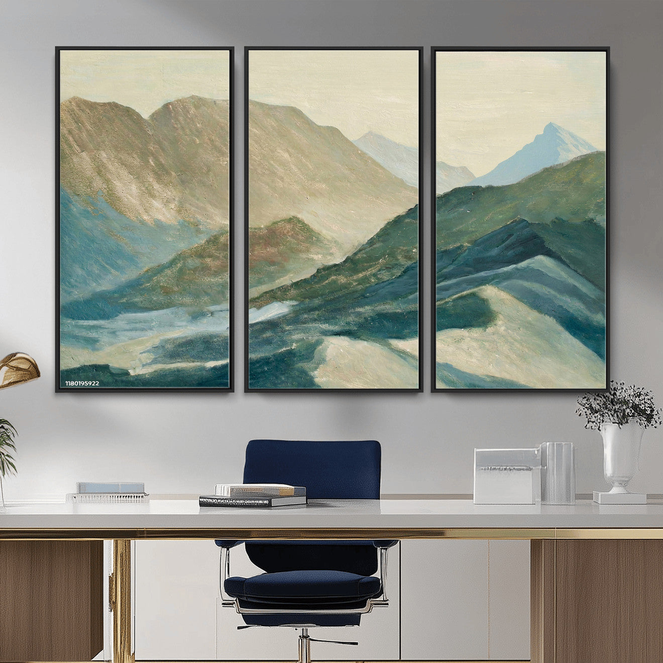 33629523-MGV-CV-36X24 - Shemelina Mountain Landscape, Mountains at Dawn Wall Art Canvas Print