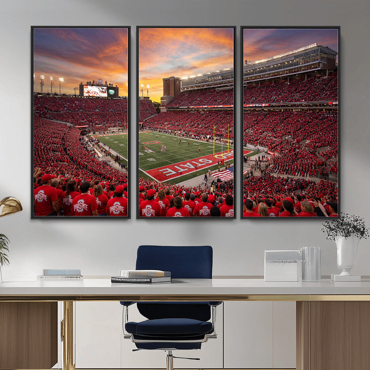 73119077-MGV-CV-36X24 - Stadium Wall Art Canvas Print