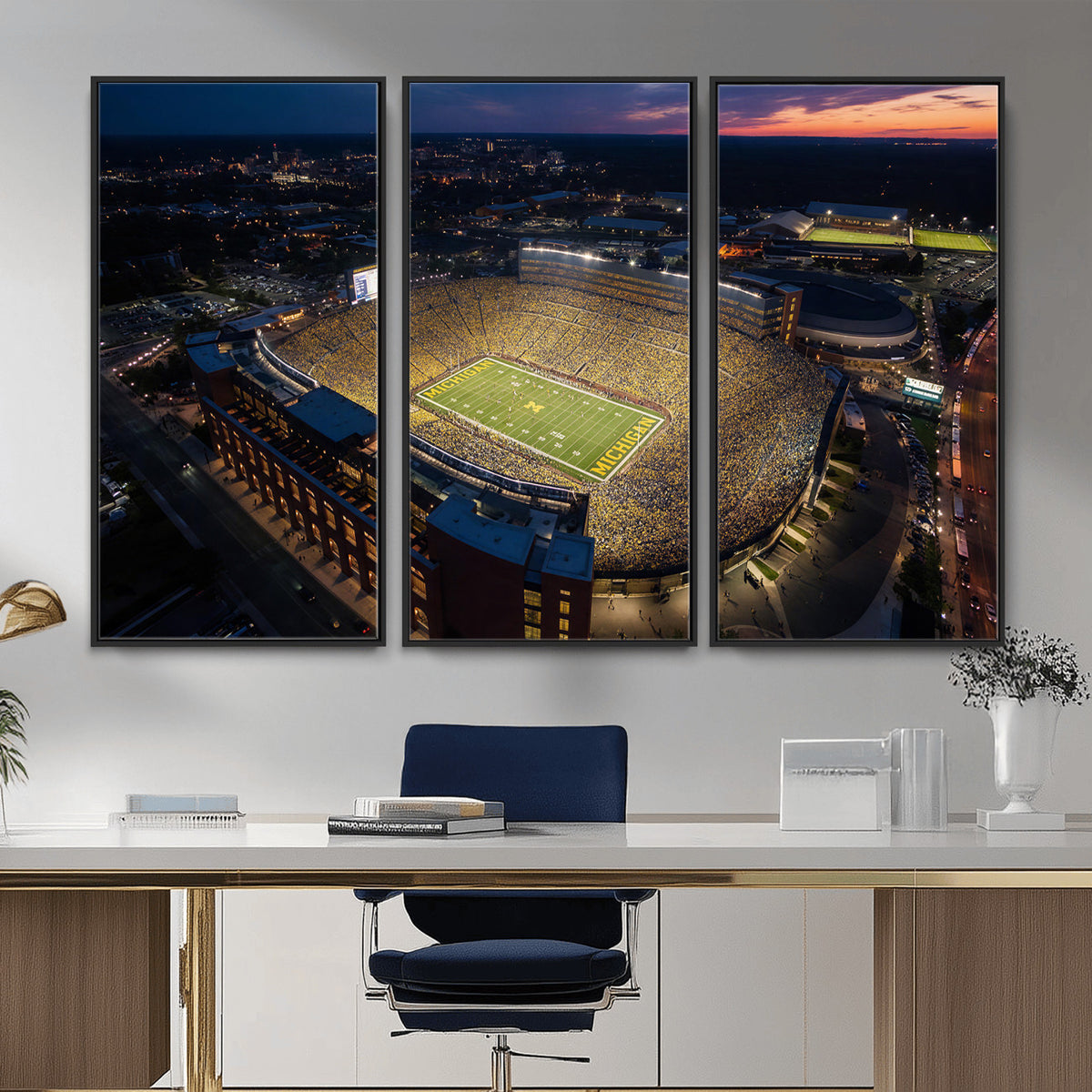 61127284-MGV-CV-36X24 - Stadium Wall Art Canvas Print