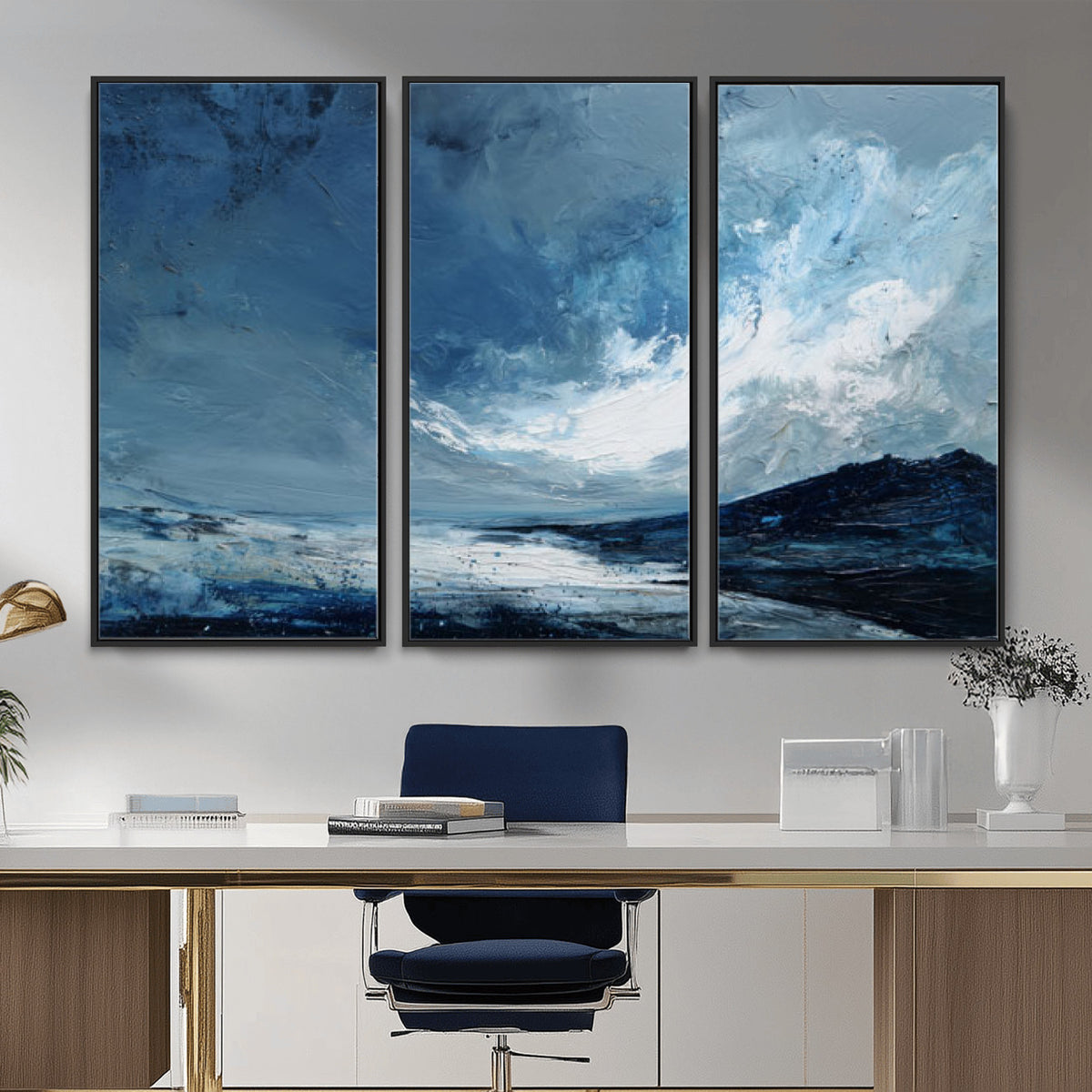 66685630-MGV-CV-36X24 - Extra Large Abstract Wall Art Canvas Print