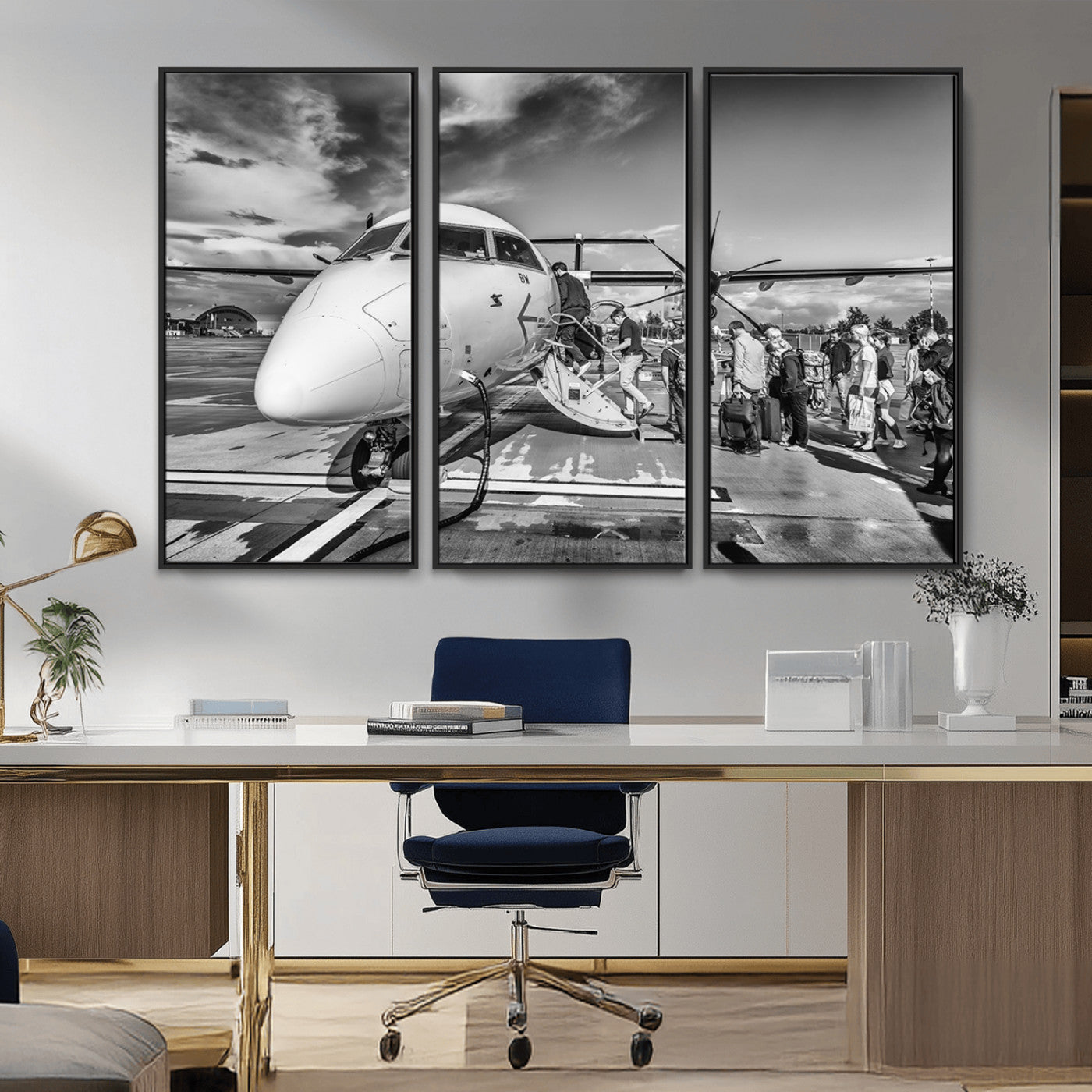 MGV-FC-48X32-3P - Planet Wall Art Canvas Print