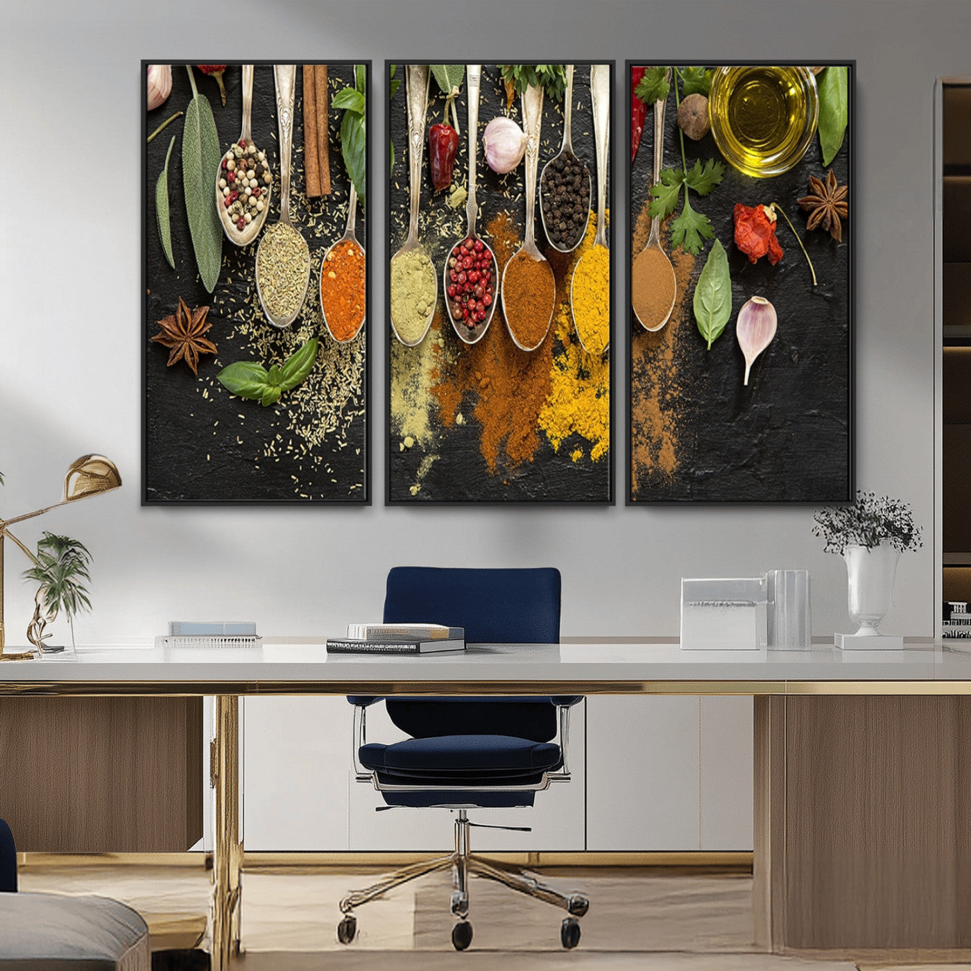 MGV-FC-48X32-3P - Spices Wall Art Canvas Print