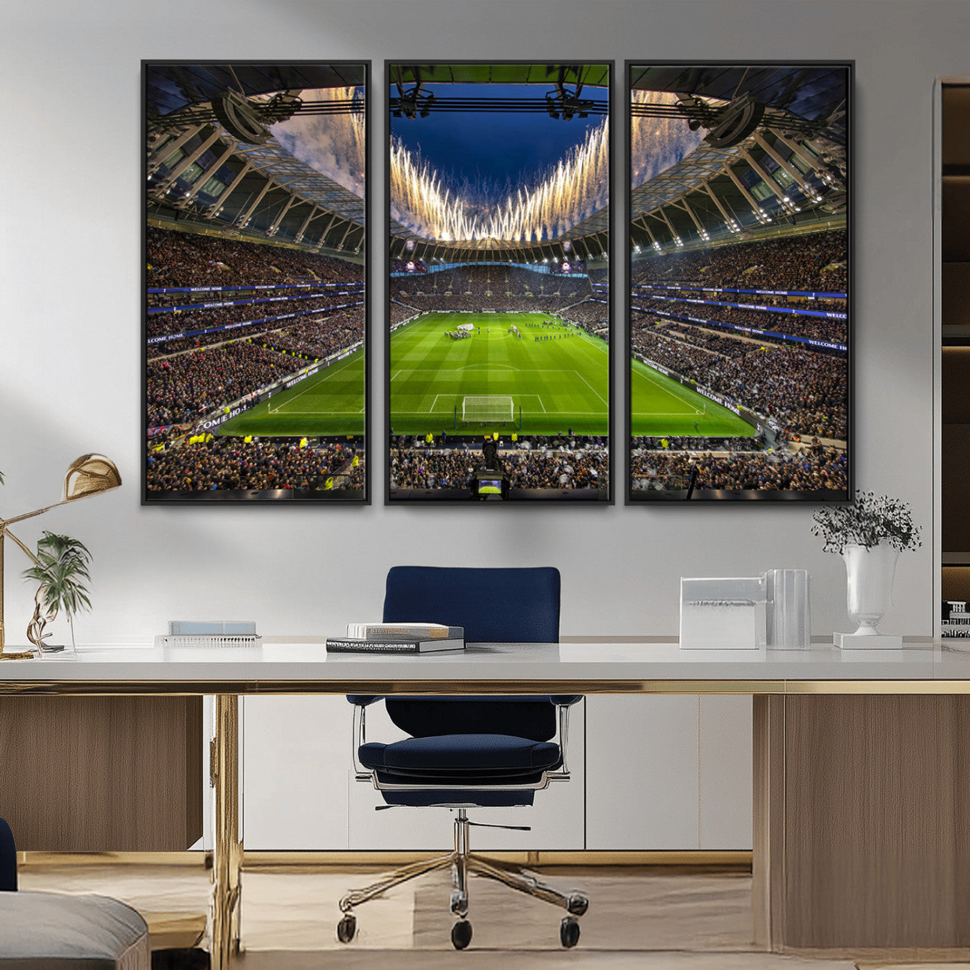 MGV-FC-48X32-3P - Tottenham Hotspur Football Team Print - London Tottenham Hotspur Stadium Wall Art Canvas Print