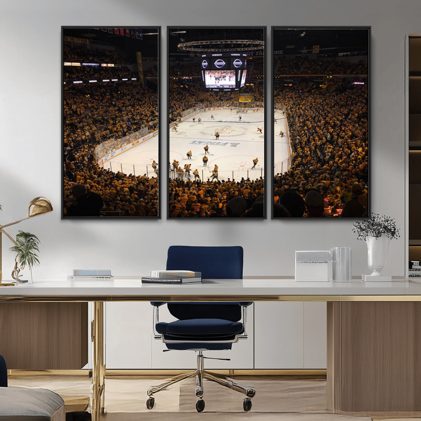 MGV-FC-48X32-3P - Bridgestone Arena - Nashville Predators Hockey Team Print - Nashville Wall Art Canvas Print