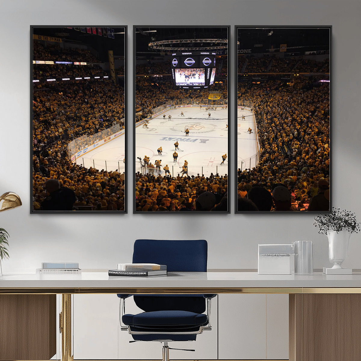 99407-MGV-CV-36X24 - Bridgestone Arena - Nashville Predators Hockey Team Print - Nashville Wall Art Canvas Print