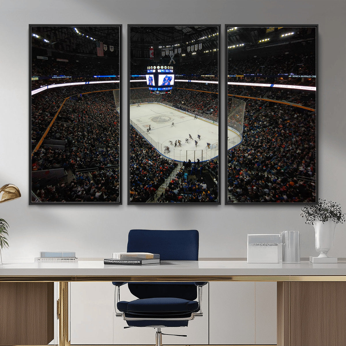 15132-MGV-CV-36X24 - KeyBank Center New York Buffalo Sabres Hockey Stadium Canvas