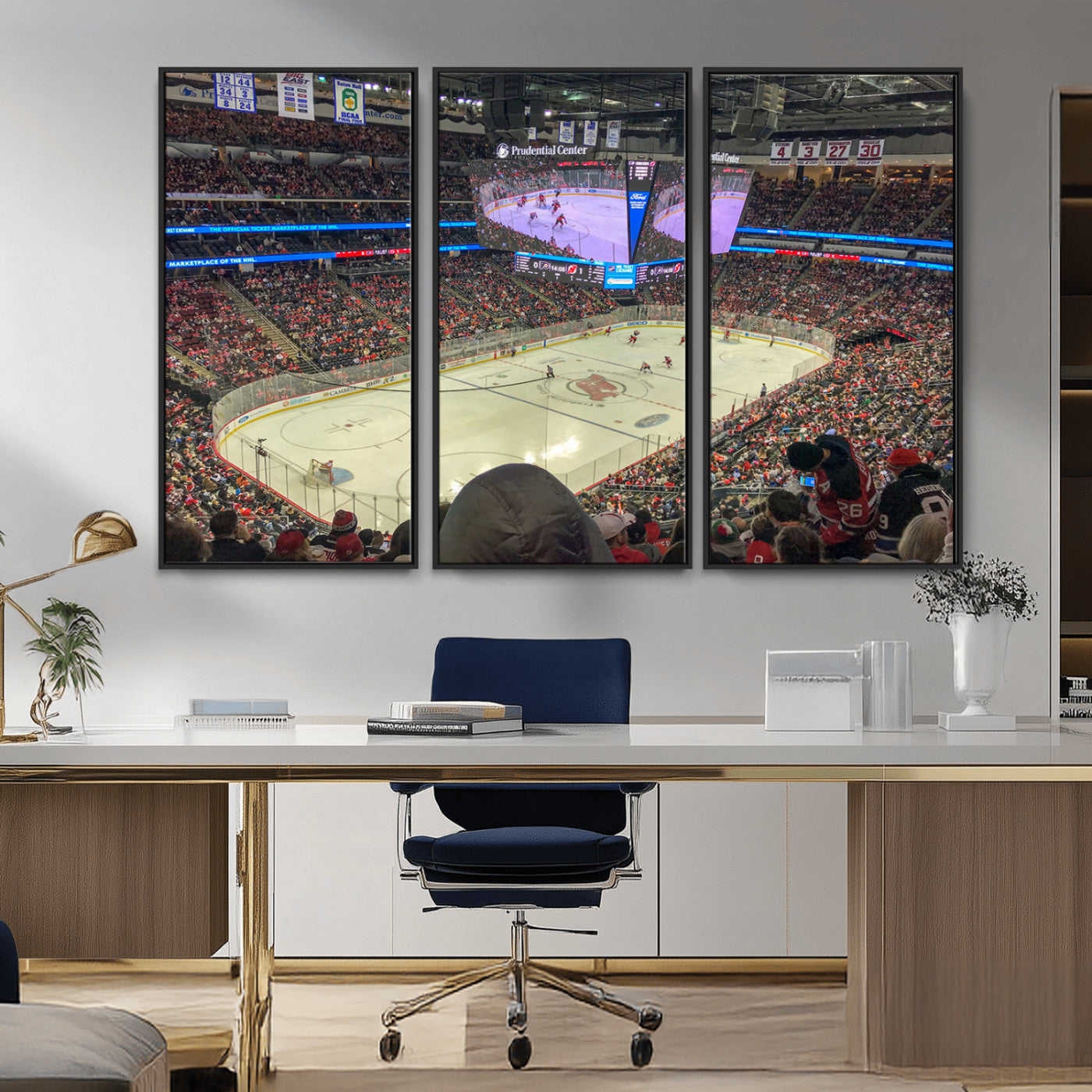 New Jersey Devils Hockey Stadium Canvas Art - Wall Decor