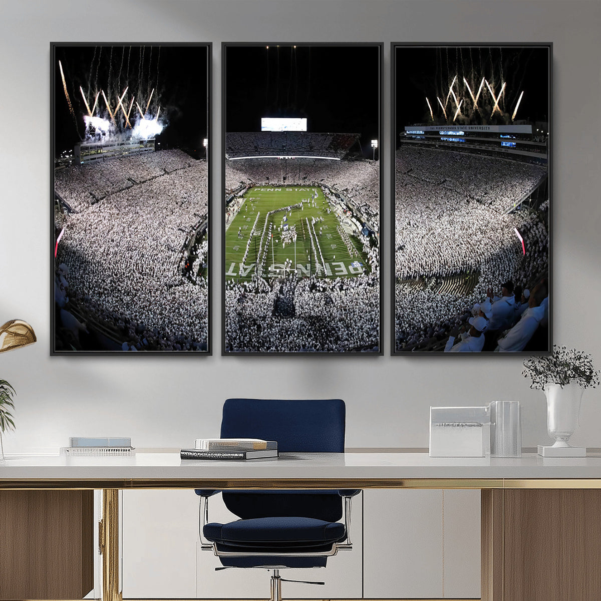 84537-MGV-CV-36X24 - Penn State Beaver Stadium Canvas Wall Art - Nittany Lions Football Print
