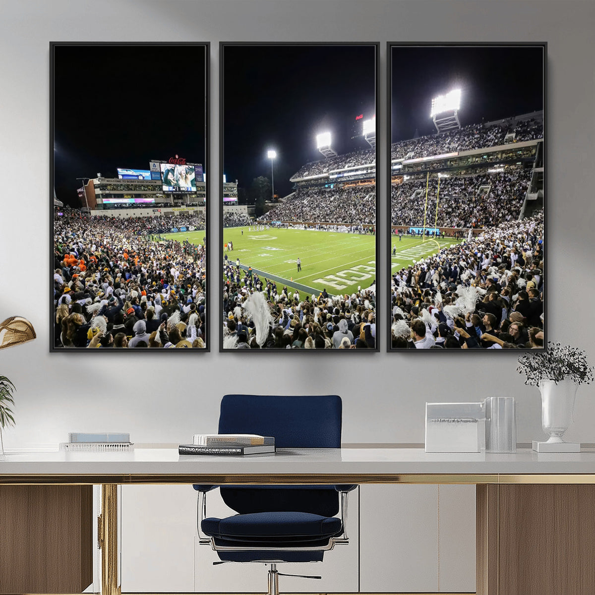 49339-MGV-CV-36X24 - Georgia Tech Yellow Jackets Football Team Print, Atlanta
