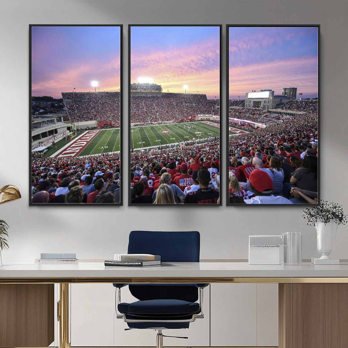 13046-MGV-CV-36X24 - Indiana University Hoosiers Football Team Print