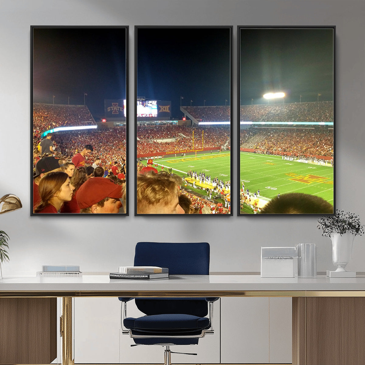 94319-MGV-CV-36X24 - Iowa State University Cyclones Art Print, Jack Trice Stadium Ames