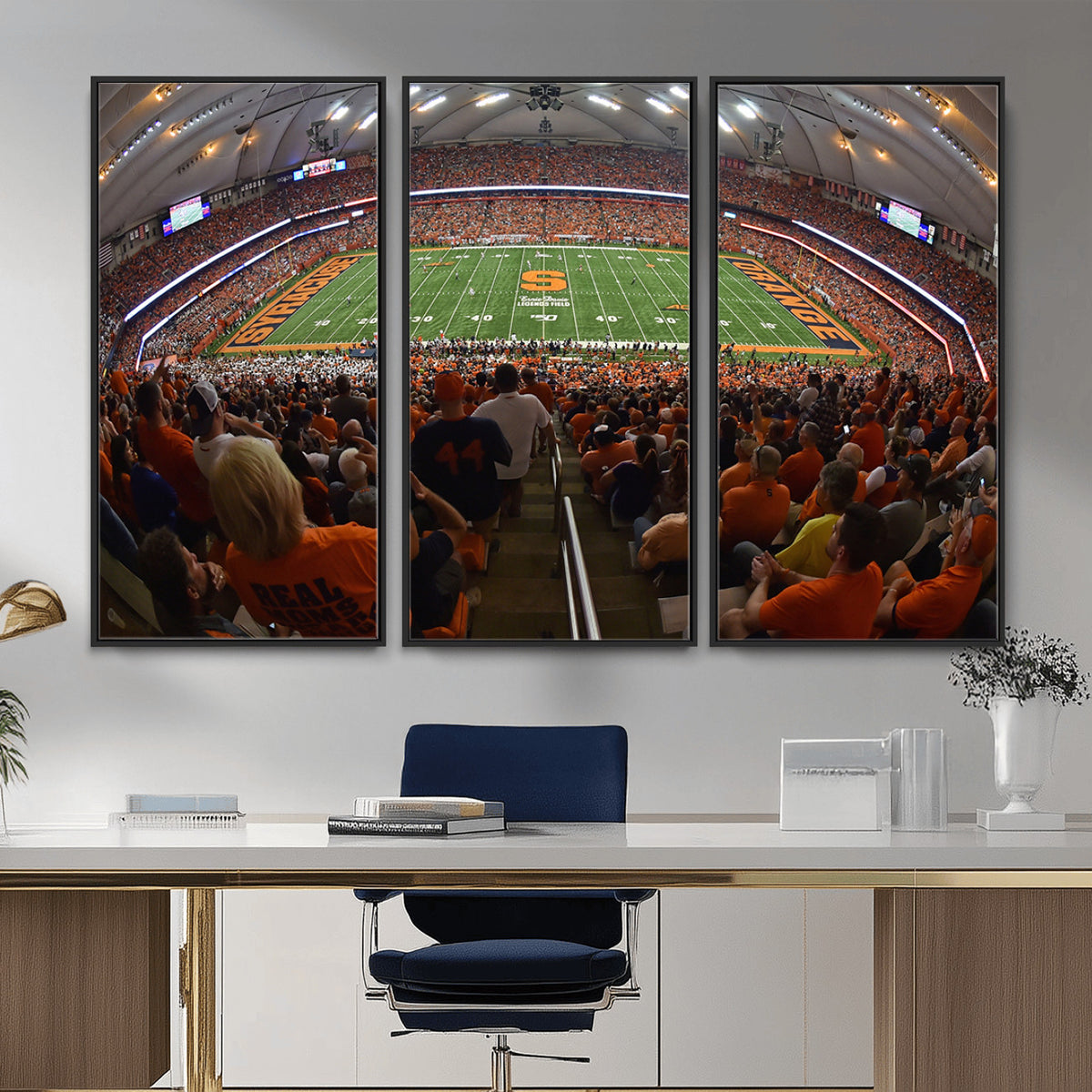 43291-MGV-CV-36X24 - Syracuse University Orange Football Canvas Print, Football Team Print - Syracuse JMA Wireless Dome