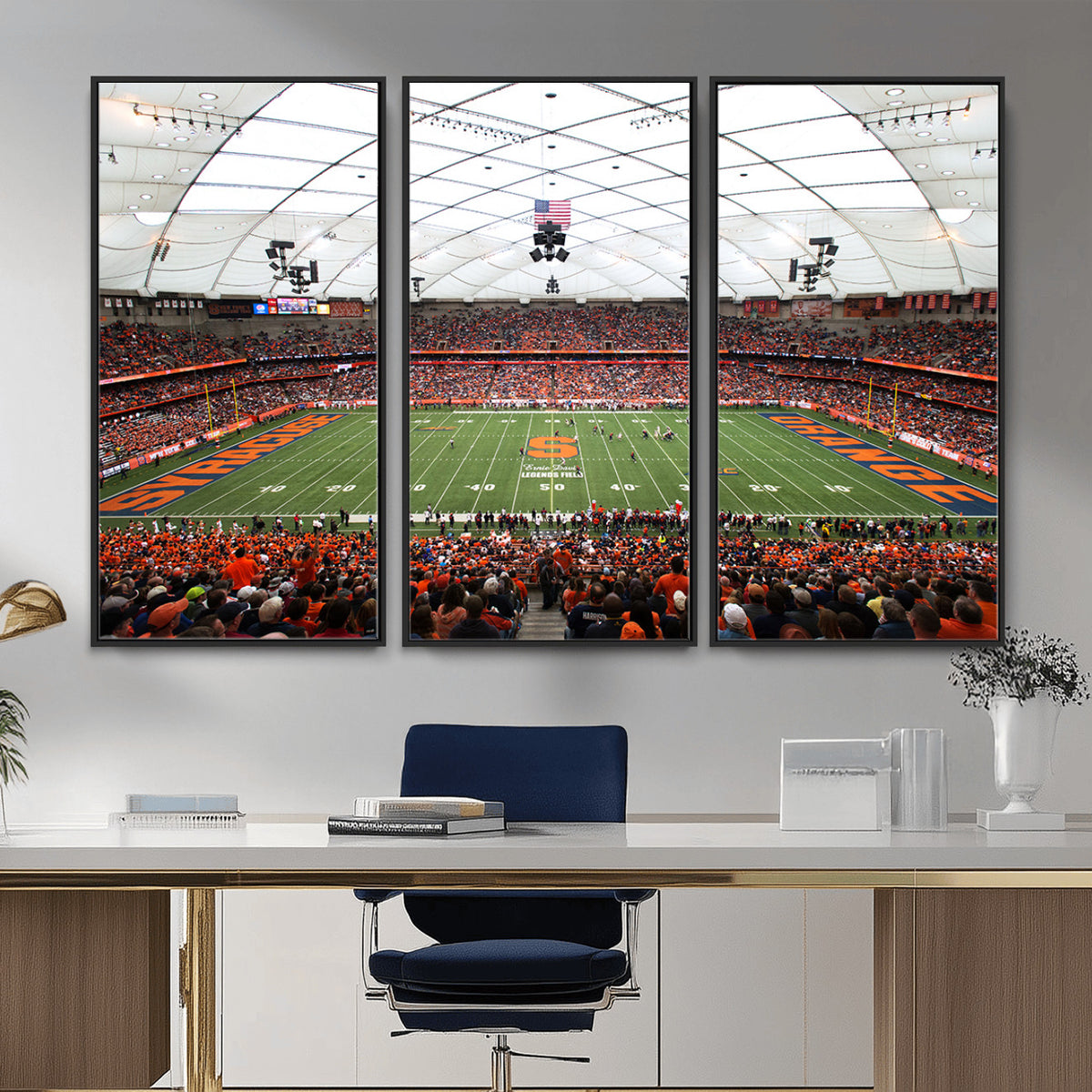78104-MGV-CV-36X24 - Syracuse University Orange Football Team Print, Syracuse