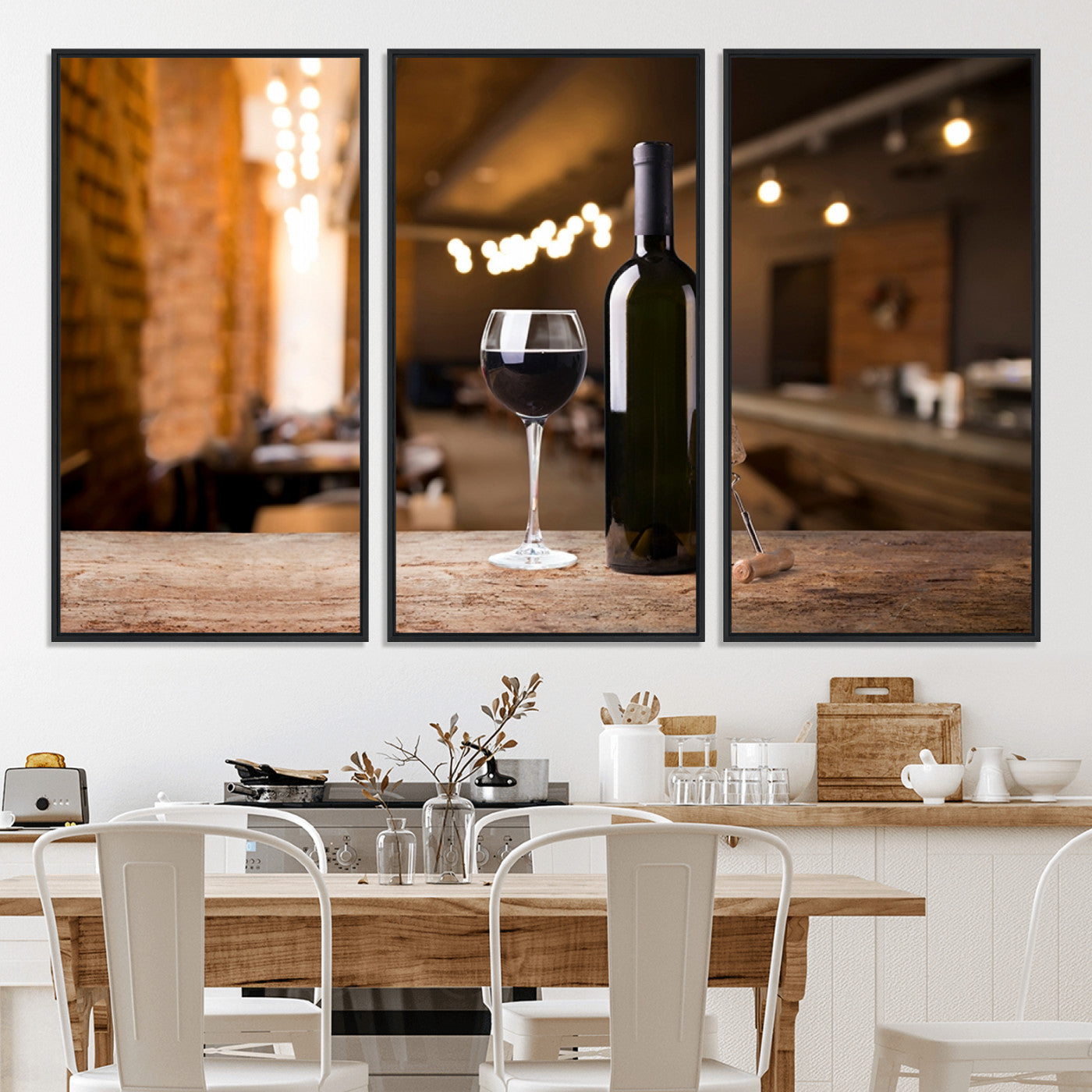 85278-MGV-CV-36X24-Wine and Bottle Wall Art Canvas Print