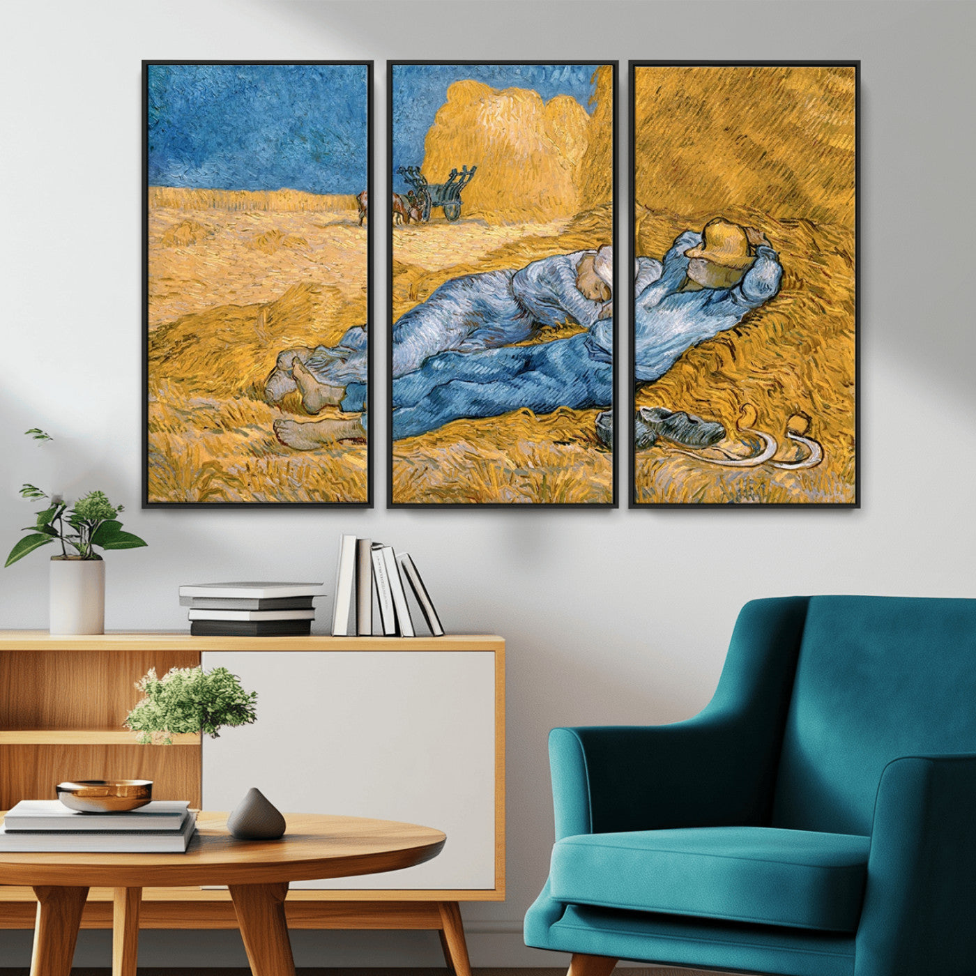 MGV-FC-48X32-3P - Master Artist Vincent Van Gogh Nature Wilderness Illustrs Fine Art Canvas Print