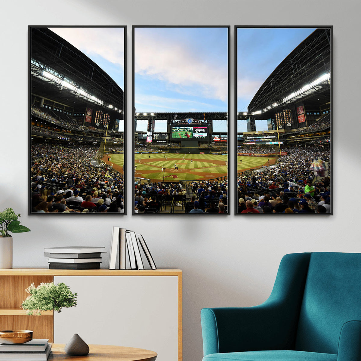 92672-MGV-CV-36X24 - Arizona Diamondbacks Team Print - Phoenix Chase Field
