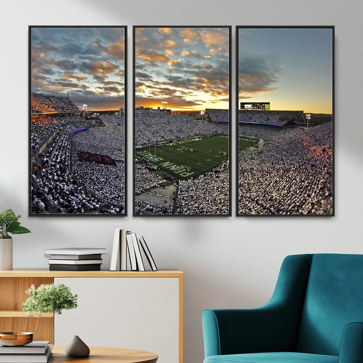 38807-MGV-CV-36X24 - Beaver Stadium Wall Art, Penn State Stadium Wall Art | Penn State Nittany Lions Football