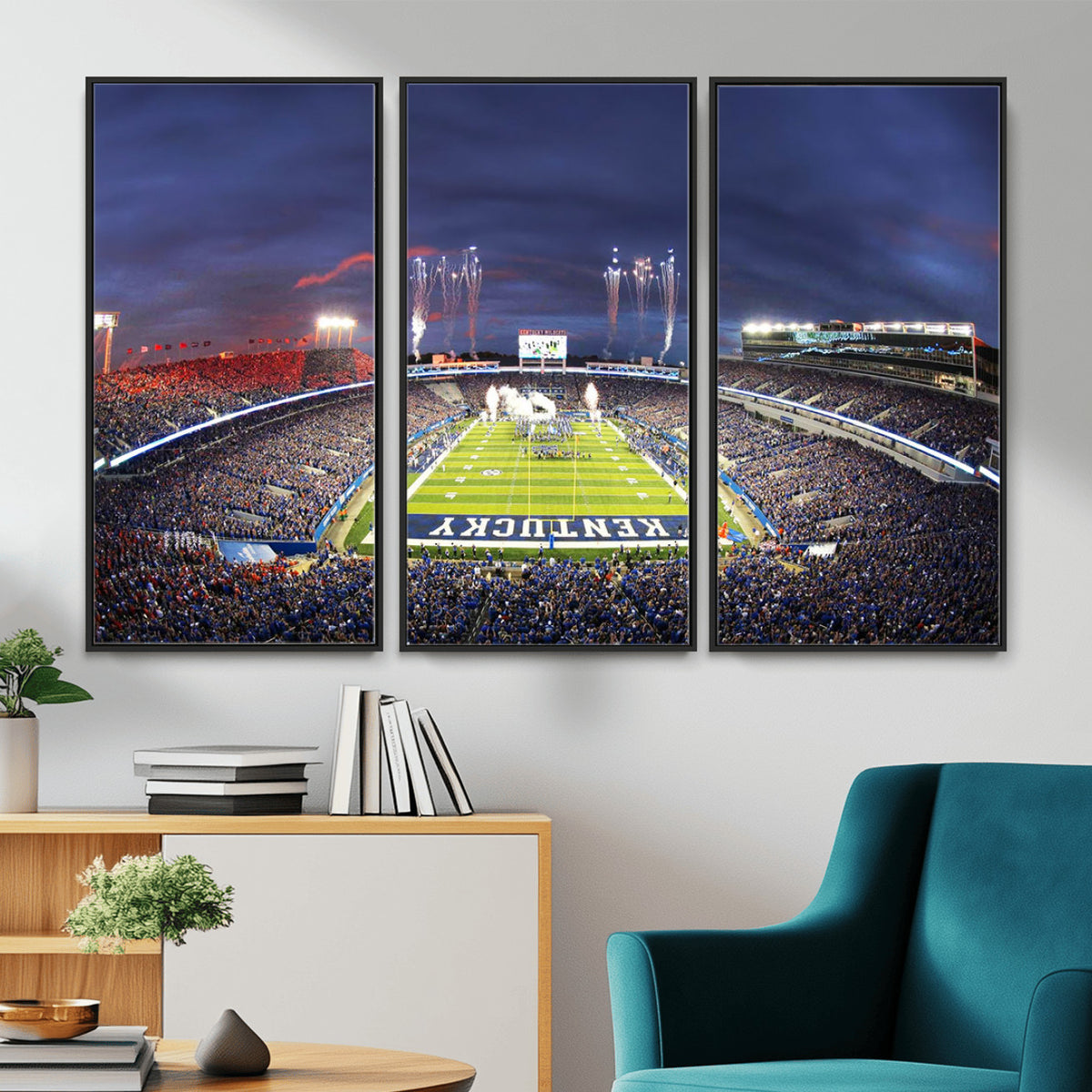 26008-MGV-CV-36X24 - Kroger Field Canvas Wall Art, Kentucky Stadium Wall Art