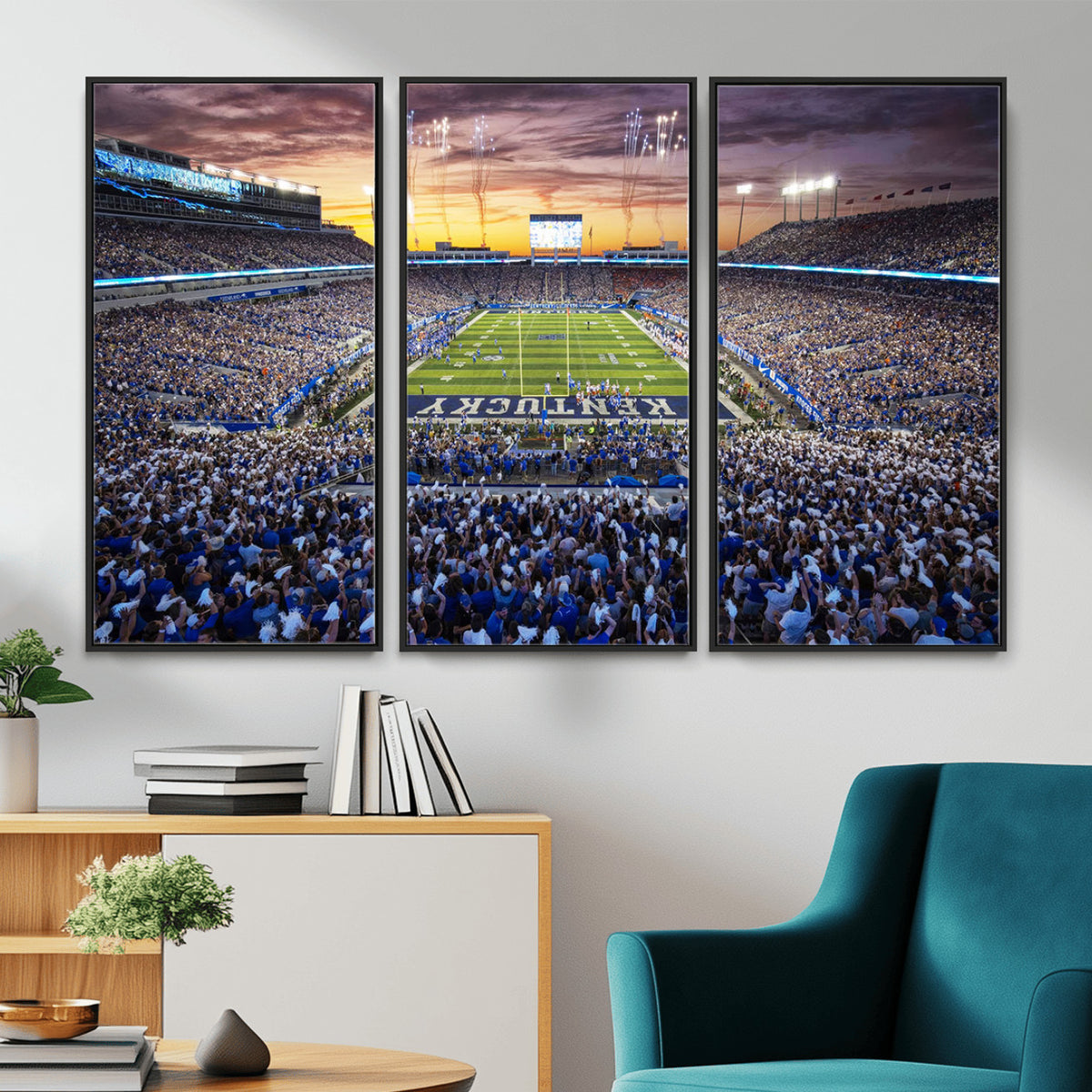 78524-MGV-CV-36X24 - Kroger Field Wall Art Print, Kentucky Stadium Wall Art