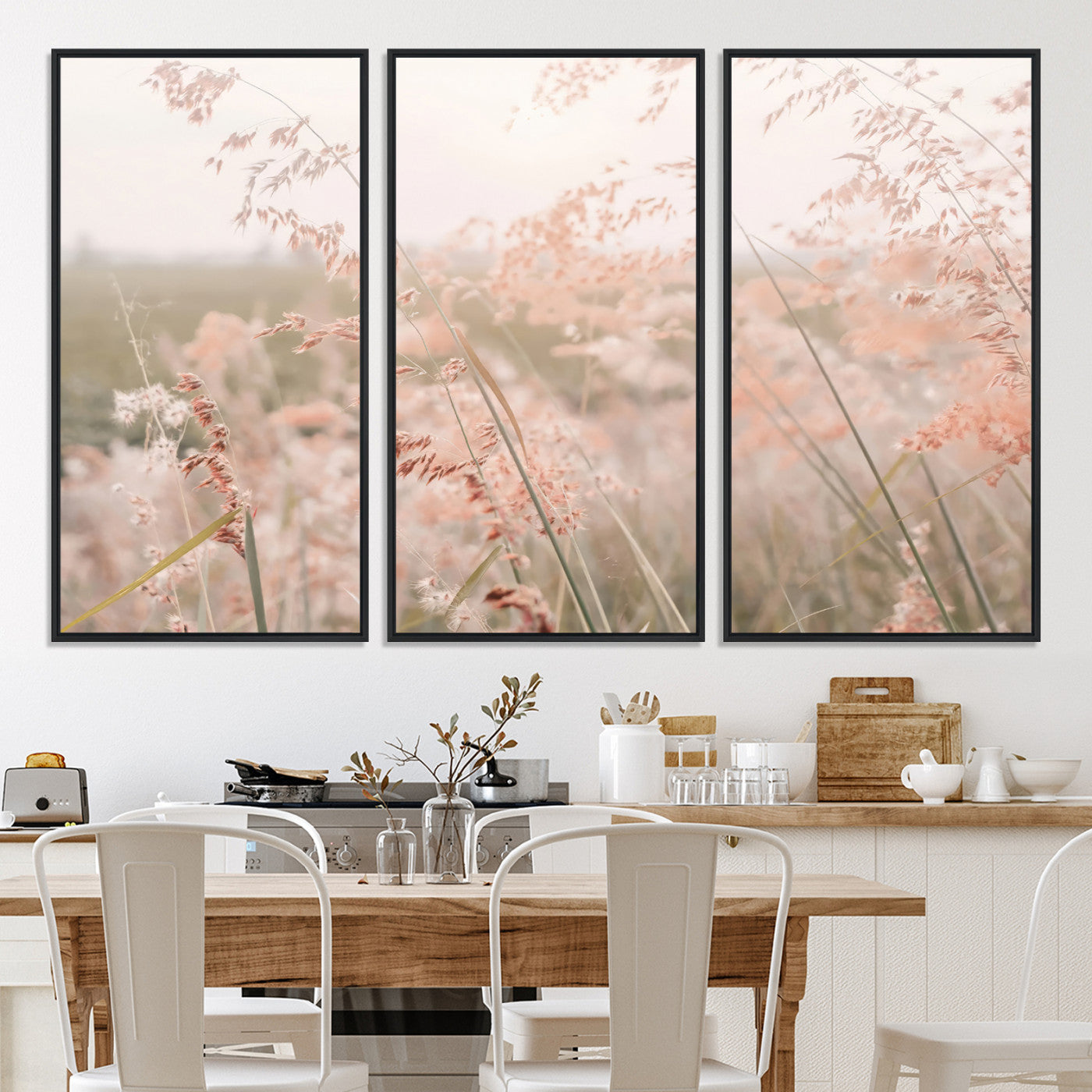 79164340-MGV-CV-36X24-Pastel Grasses Wall Art Canvas Print