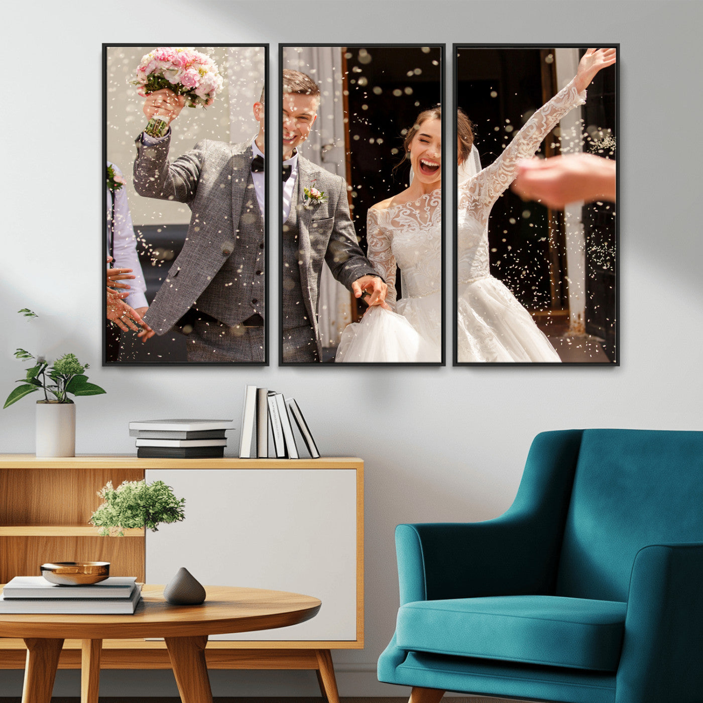 Framed Create Your Canvas Print - Personalized Wall Art for Home Decor Wall Art Print, Create Your Own Photo Canvas Print