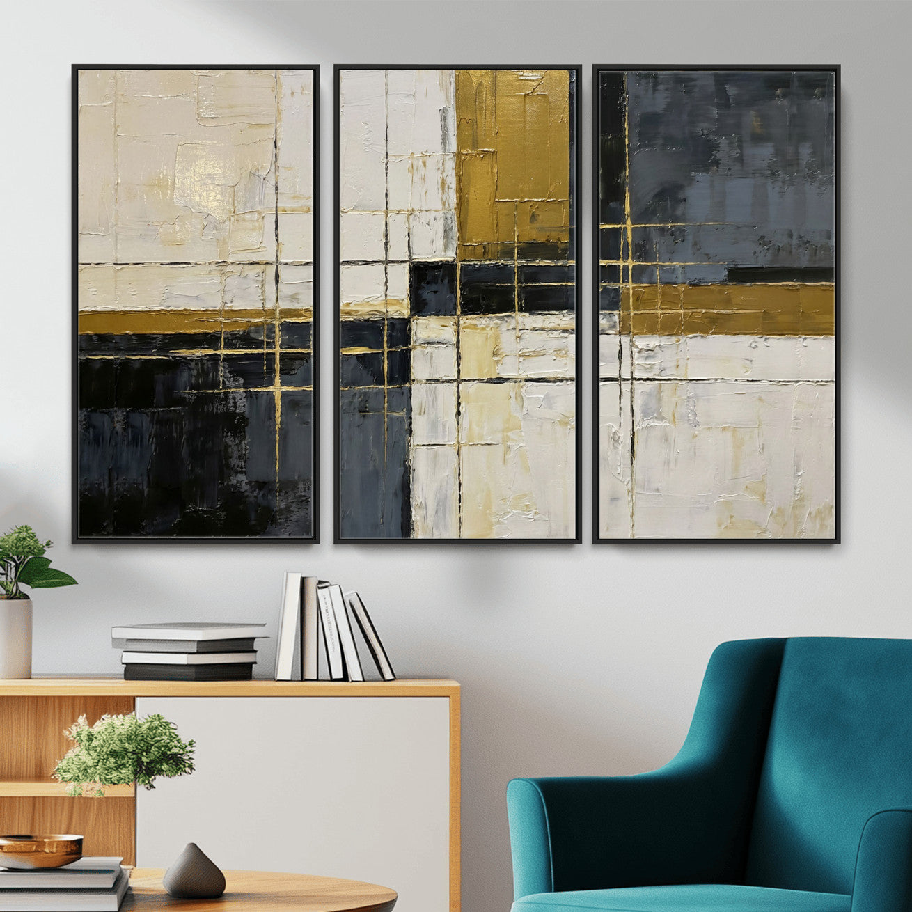 86412570-MGV-CV-36X24 - Geometric Abstract Wall Art Canvas Print