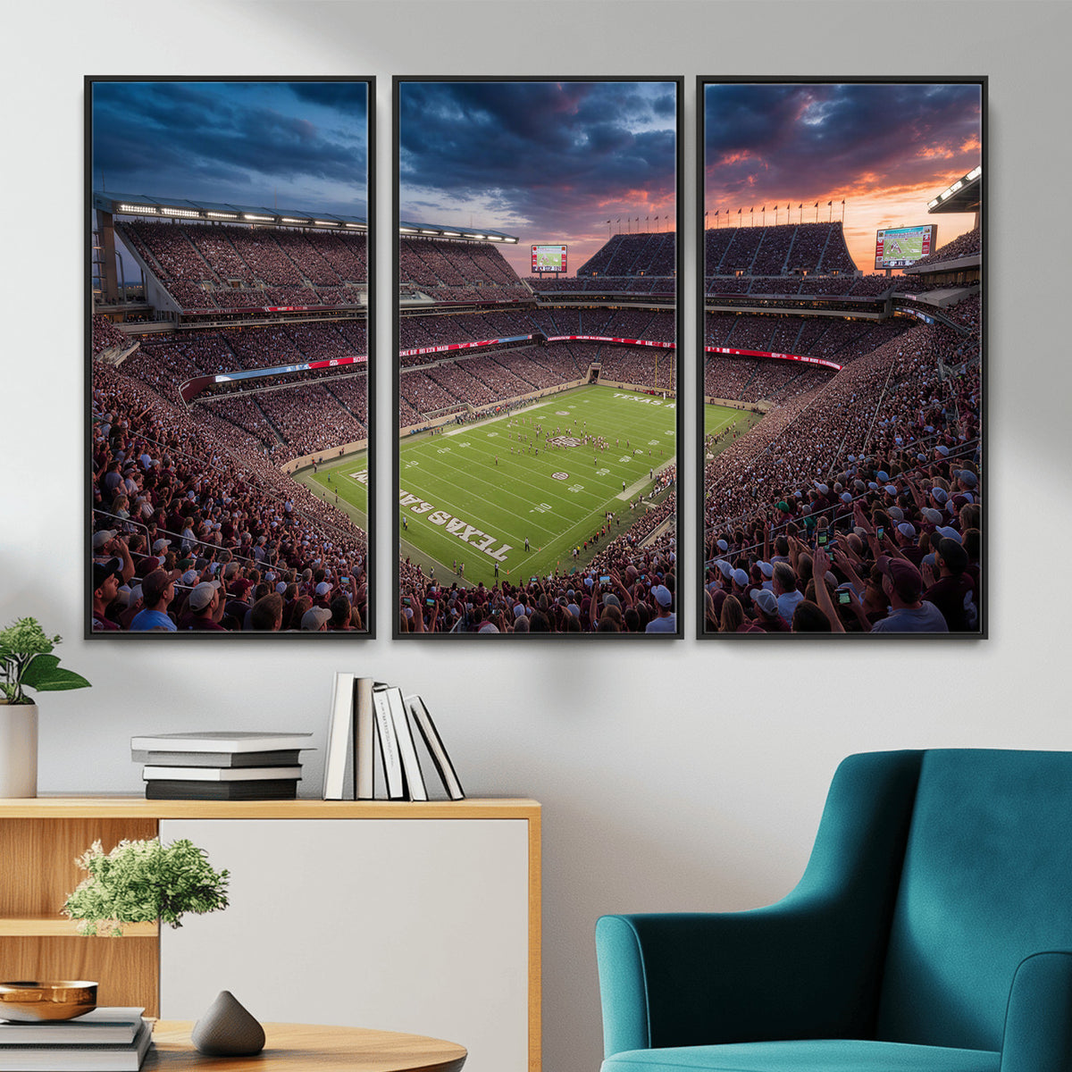 55475837-MGV-CV-36X24 - Stadium Wall Art Canvas Print