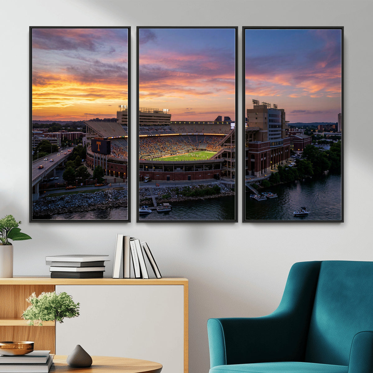 61093642-MGV-CV-36X24 - Stadium Wall Art Canvas Print